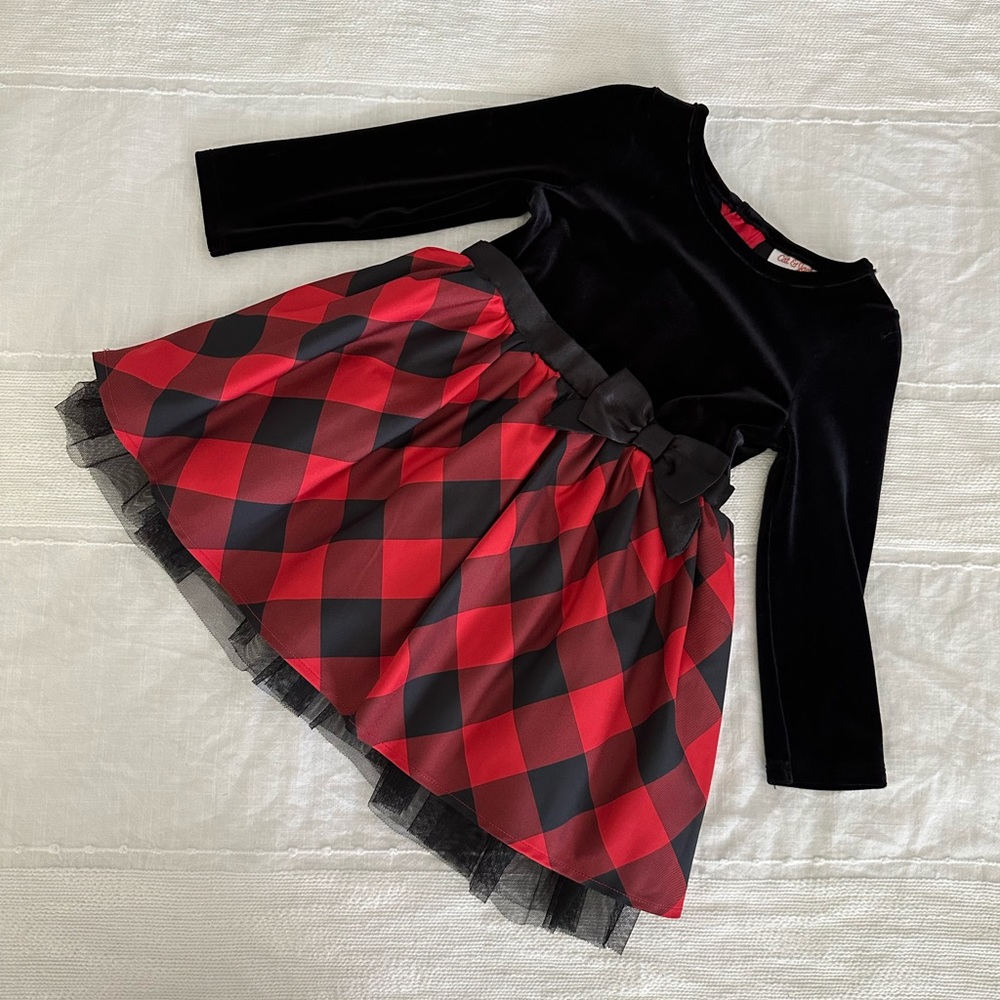 Holiday dress, toddler girl, size 2T